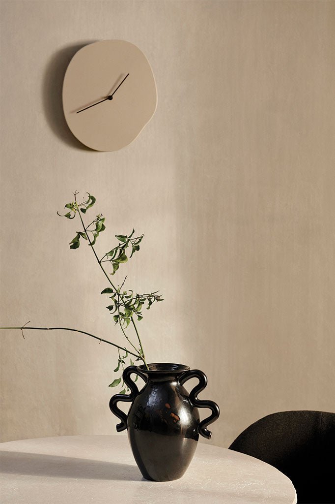 Ferm Living Melt Wall Clock - Cashmere - Marz Designs - Ferm Living - Ferm Living Melt Wall Clock - Cashmere