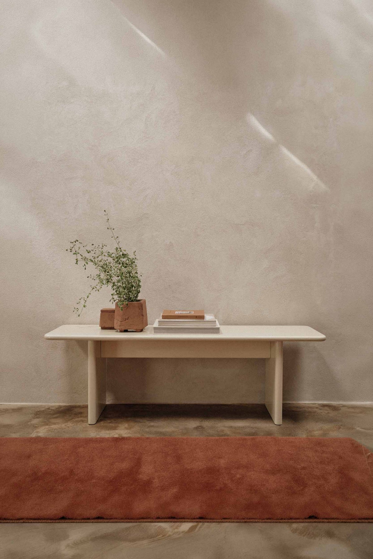 Ferm Living - Rink Bench - Egg Shell - Marz Designs - Ferm Living - Ferm Living - Rink Bench - Egg Shell