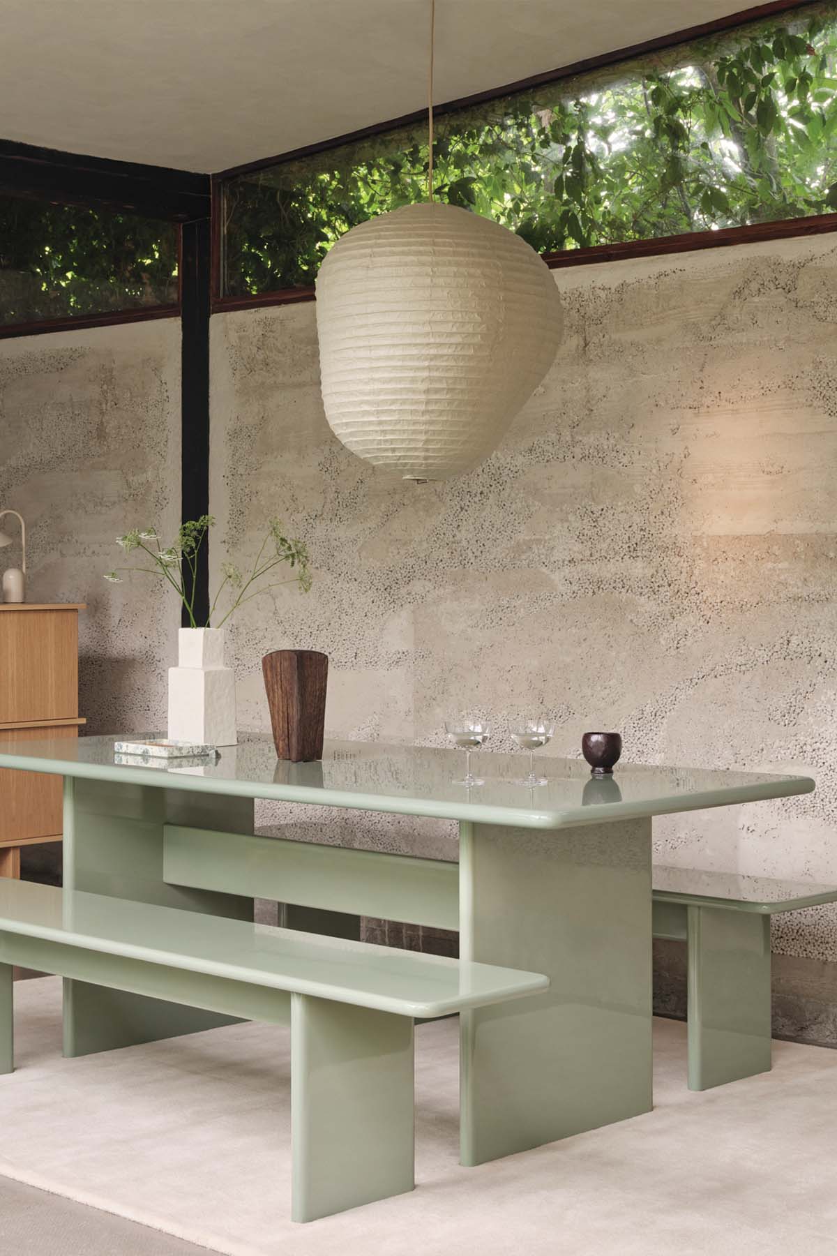 Ferm Living - Rink Dining Table - Tea Green - Marz DesignsFerm Living