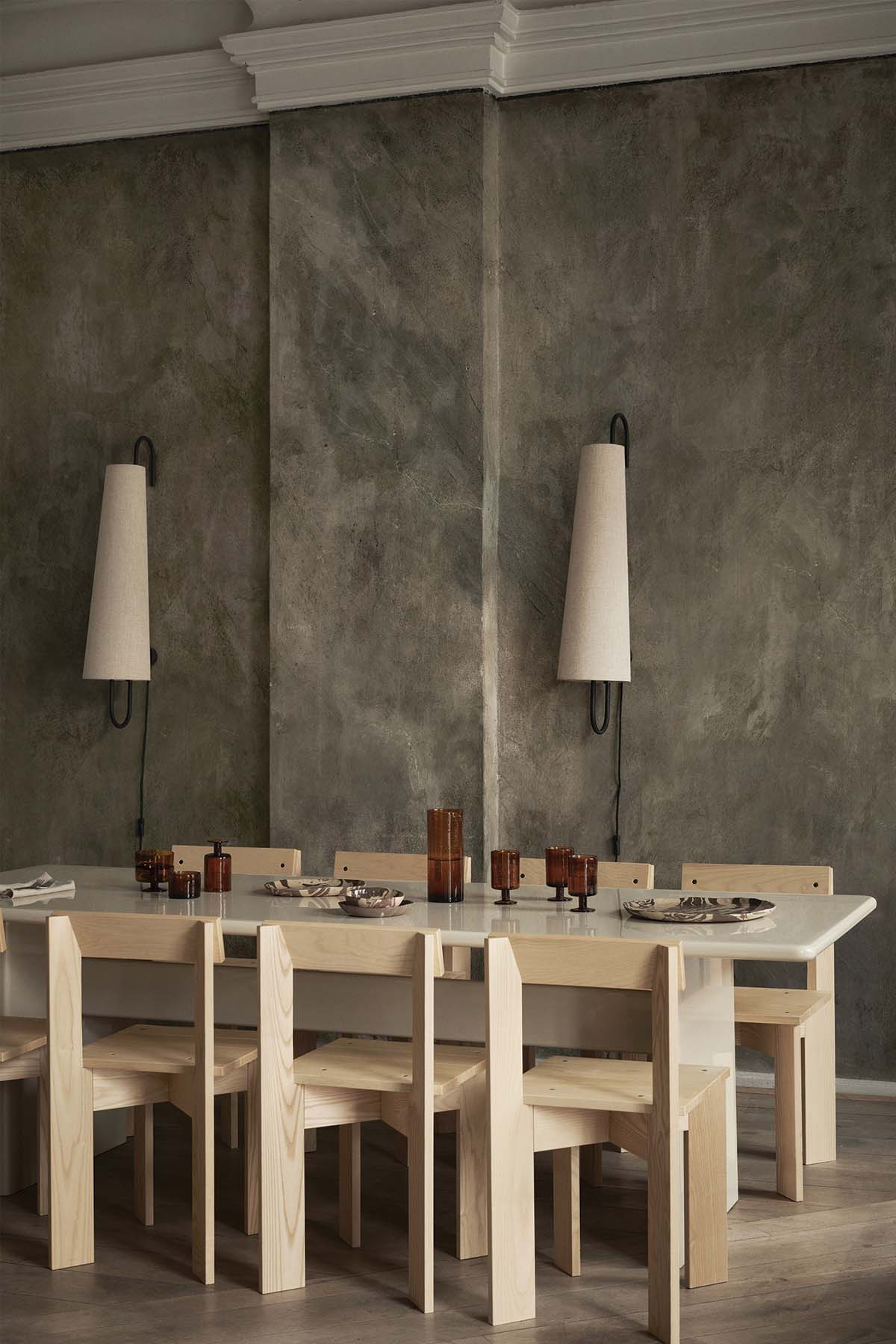 Ferm Living - Rink Dining Table - Eggshell - Marz Designs - Ferm Living -