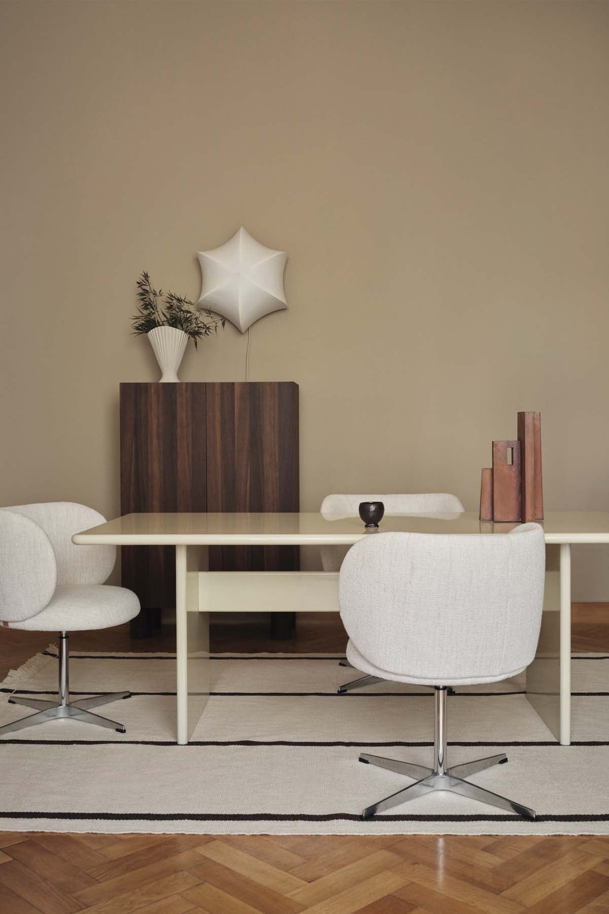 Ferm Living - Rink Dining Table - Eggshell - Marz Designs - Ferm Living -