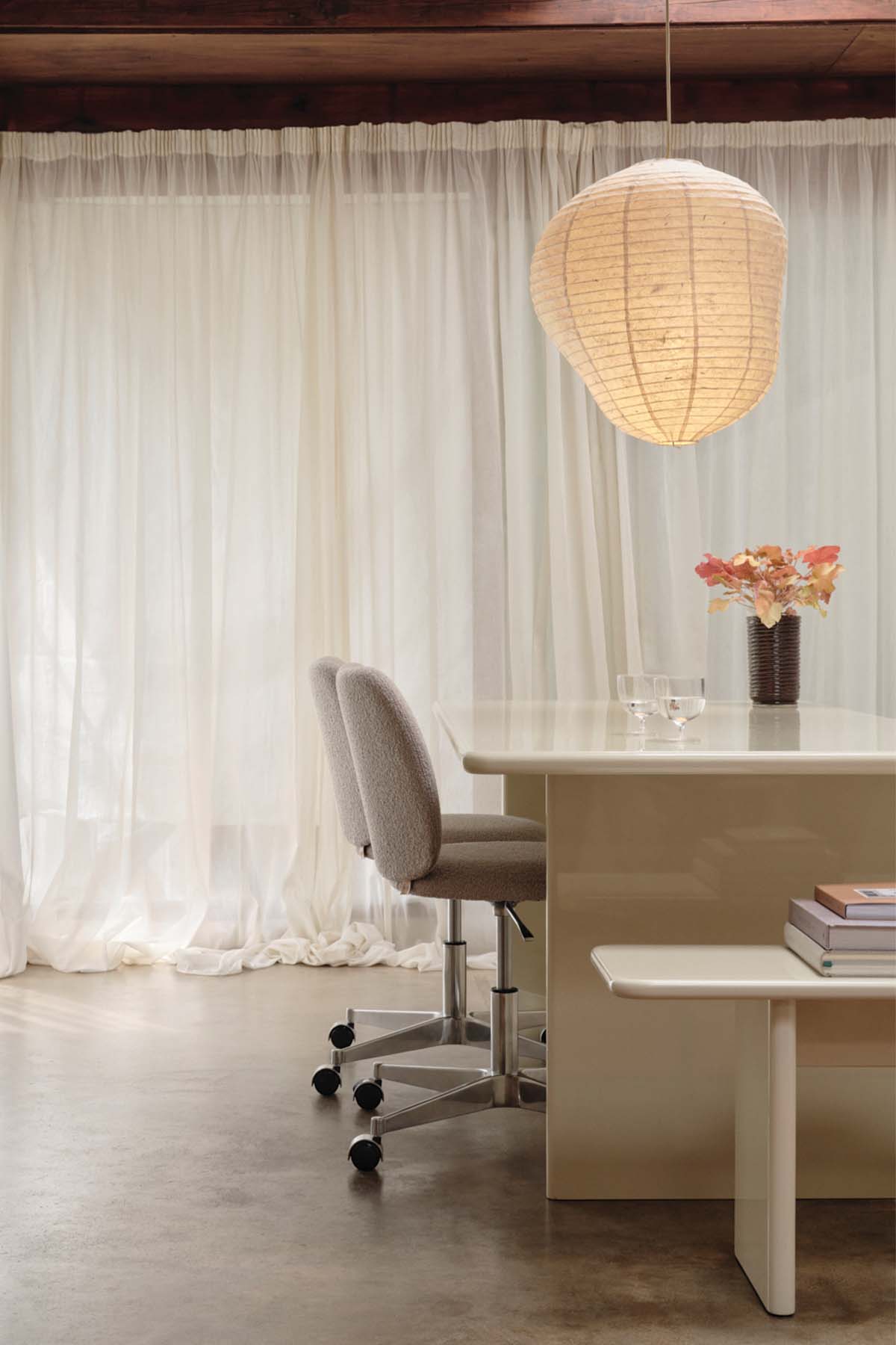 Ferm Living - Rink Dining Table - Eggshell - Marz Designs - Ferm Living -