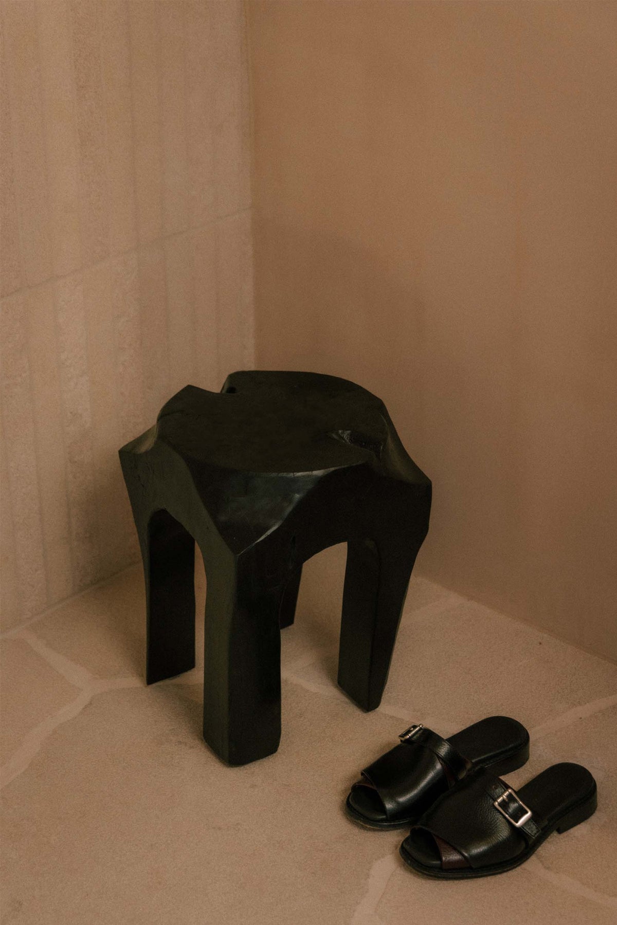 Ferm Living, Root Stool - Black Stained - Marz Designs - Ferm Living - Ferm Living, Root Stool - Black Stained