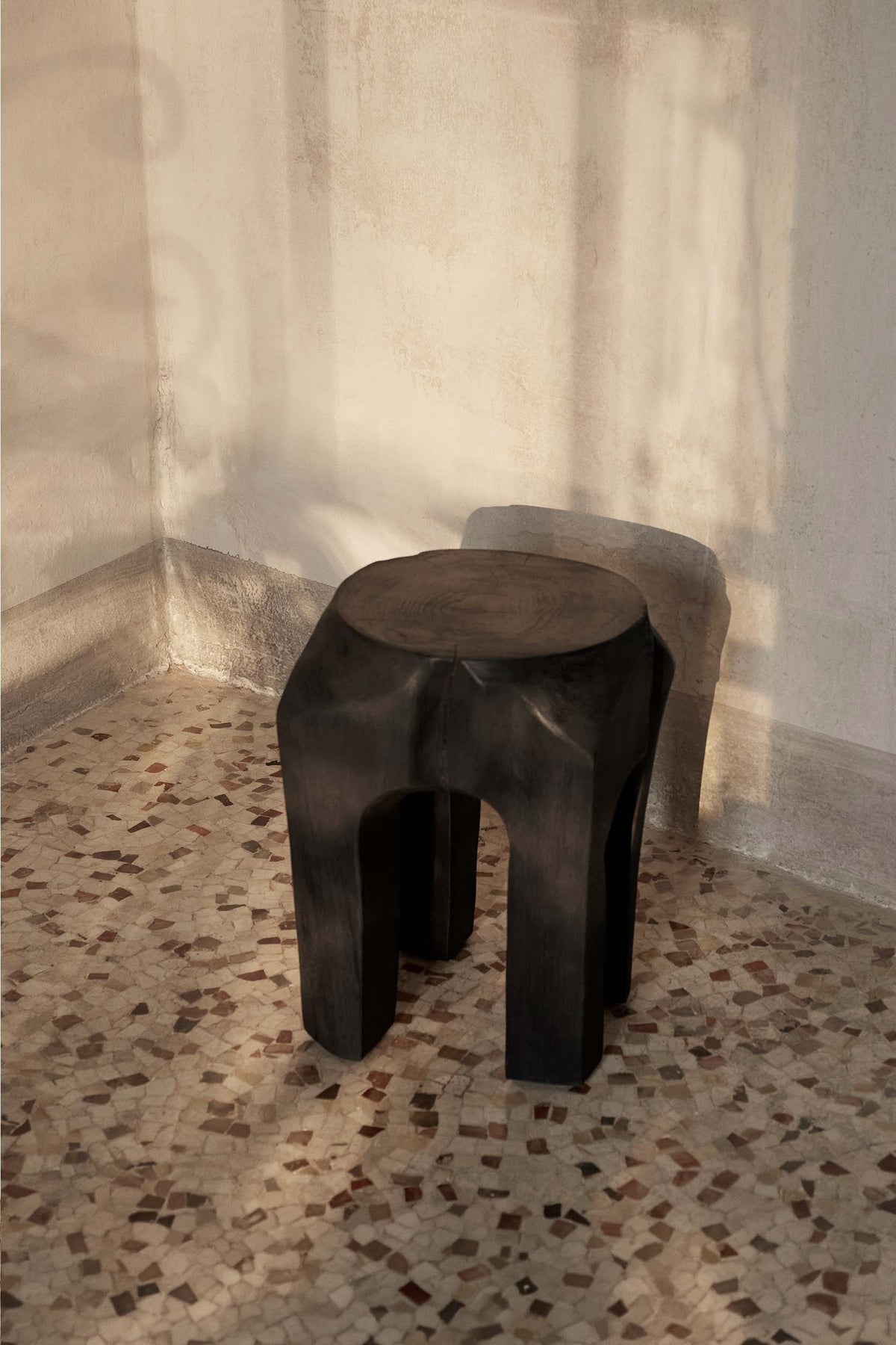 Ferm Living, Root Stool - Black Stained - Marz Designs - Ferm Living - Ferm Living, Root Stool - Black Stained