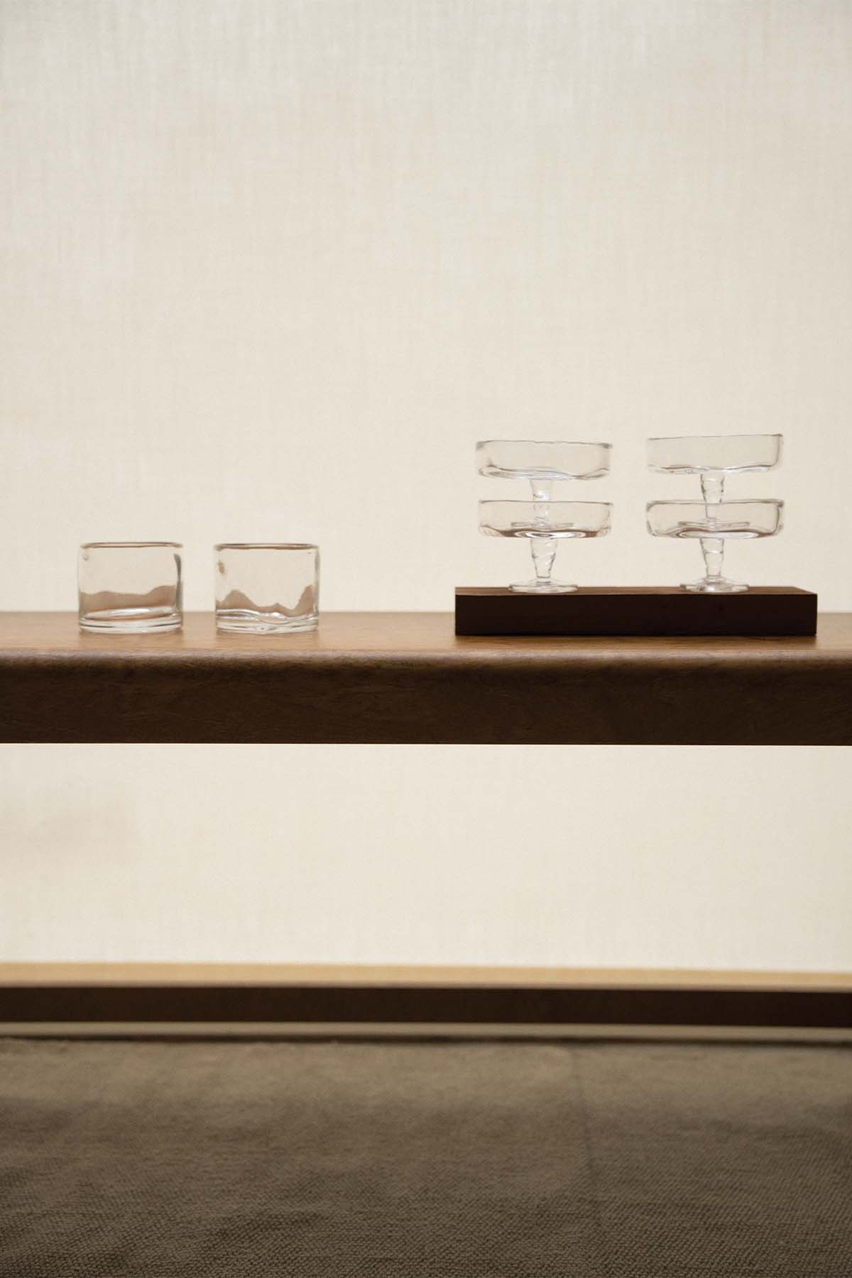 0405 Glass | Clear | Wide | Set of Four - Marz Designs - FRAMA - 0405 Glass | Clear | Wide | Set of Four