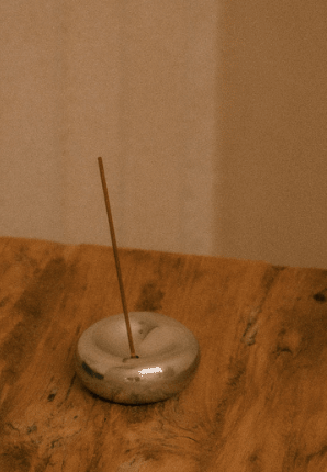 Gentle Habits | Incense Holder | Chrome