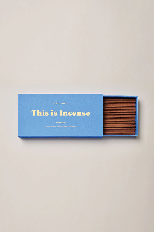 Gentle Habits, This Is Incense - IMMERSION