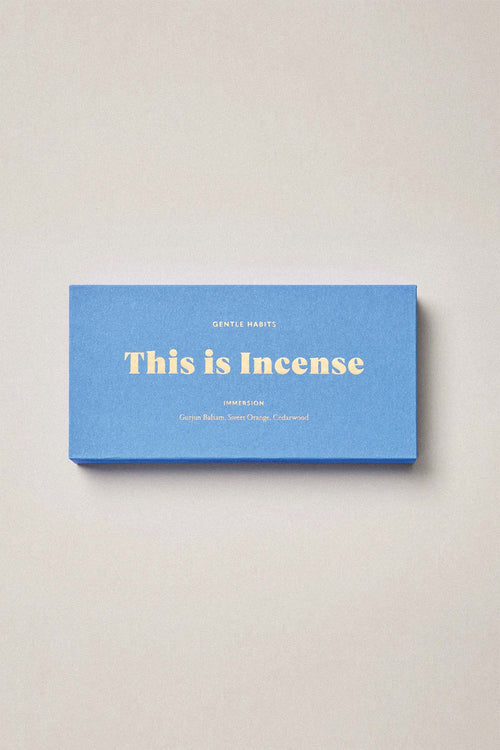 Gentle Habits | This Is Incense | Immersion