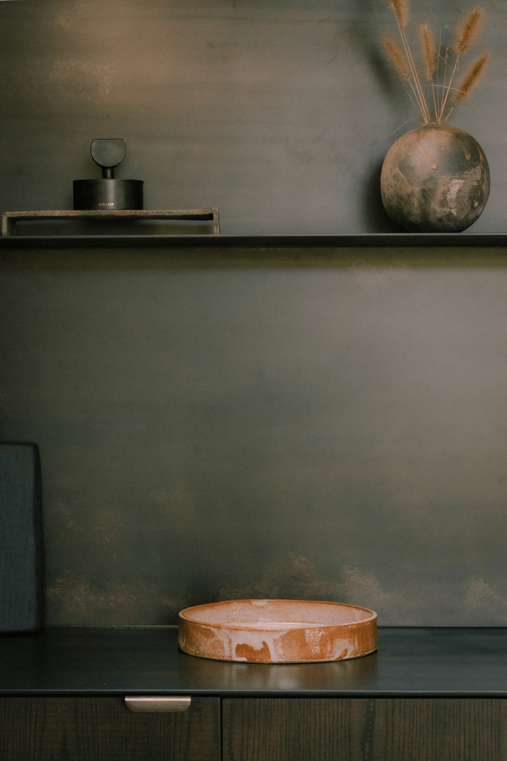 Jenn Johnston Ceramics Caramel Stacking Serving Dish - Low - Marz Designs - Jenn Johnston Ceramics - Jenn Johnston Ceramics Caramel Stacking Serving Dish - Low