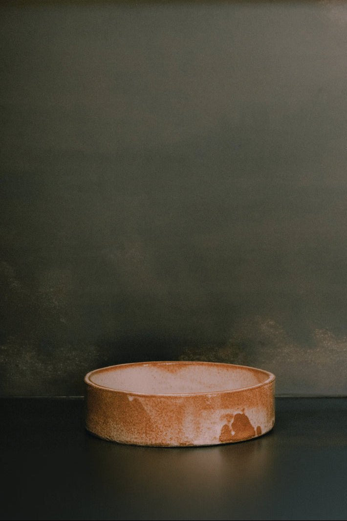 Jenn Johnston Ceramics Caramel Stacking Serving Dish - Medium - Marz Designs - Jenn Johnston Ceramics - Jenn Johnston Ceramics Caramel Stacking Serving Dish - Medium