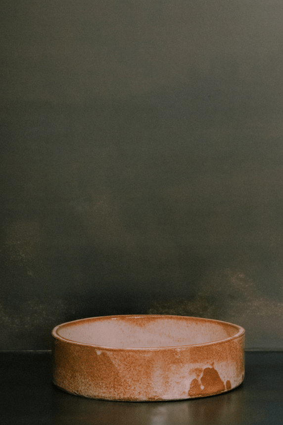 Jenn Johnston Ceramics Caramel Stacking Serving Dish - Medium - Marz Designs - Jenn Johnston Ceramics - Jenn Johnston Ceramics Caramel Stacking Serving Dish - Medium