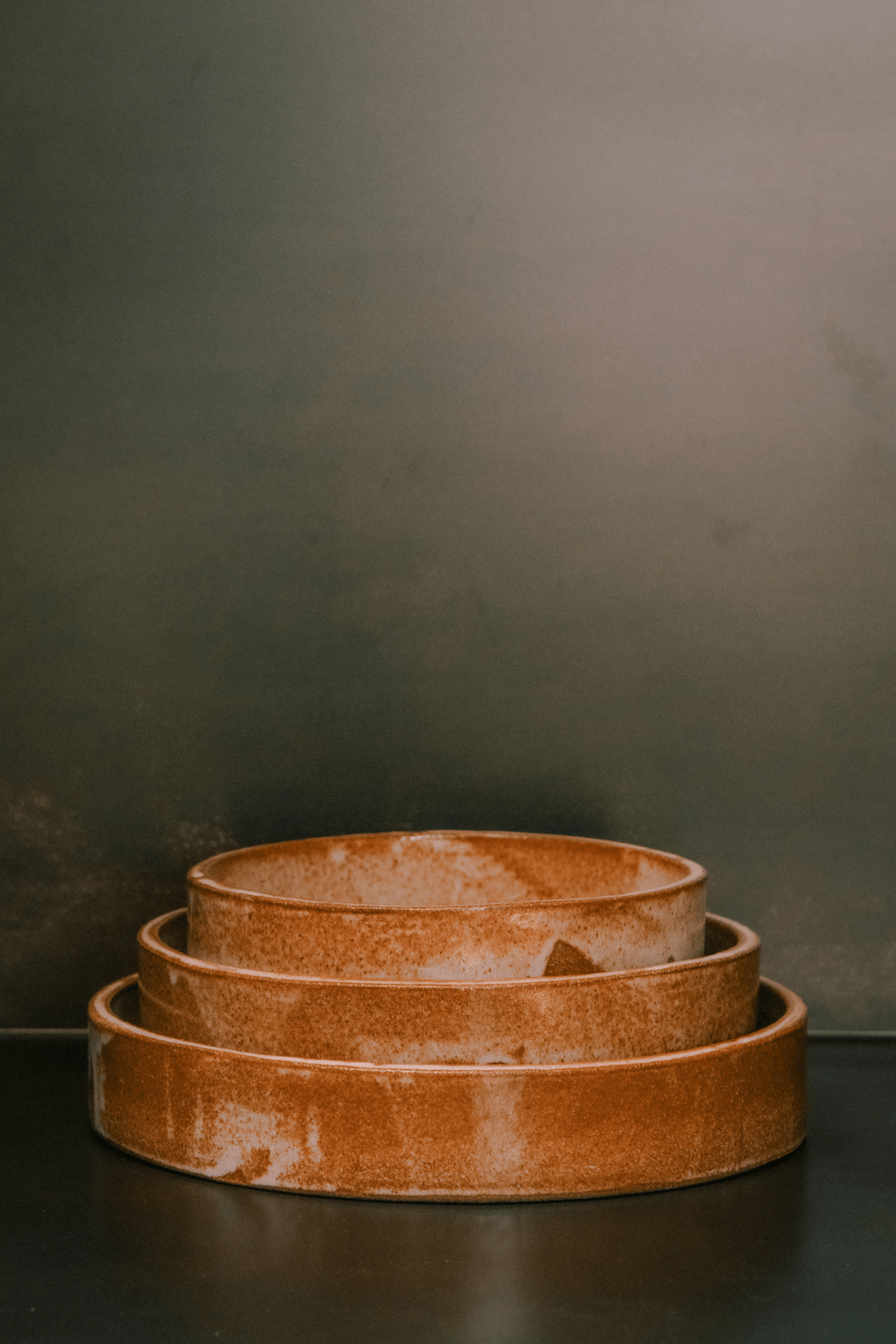 Jenn Johnston Ceramics Caramel Stacking Serving Dish - Medium - Marz Designs - Jenn Johnston Ceramics - Jenn Johnston Ceramics Caramel Stacking Serving Dish - Medium