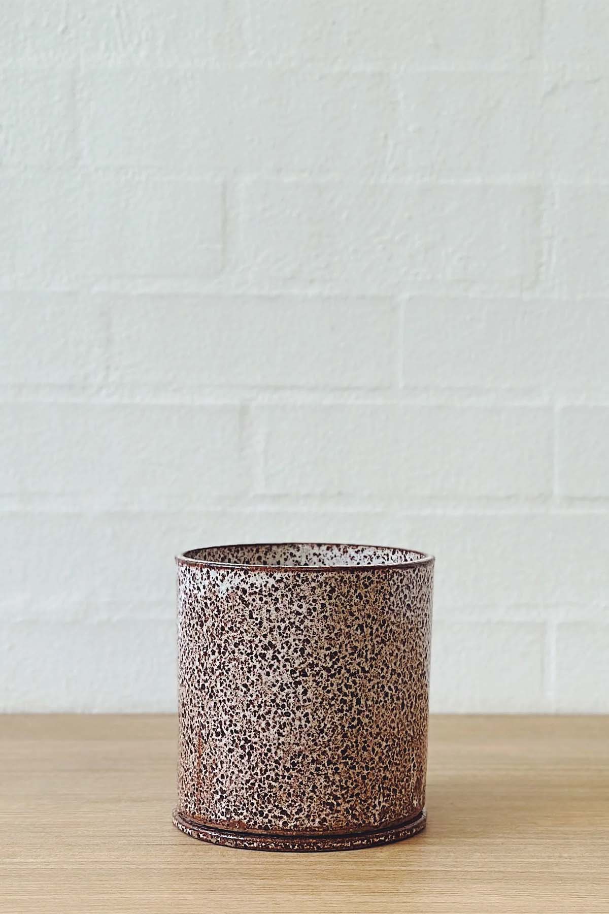 Jenn Johnston Ceramics Speckled Planter - Medium - Marz Designs - Jenn Johnston Ceramics -