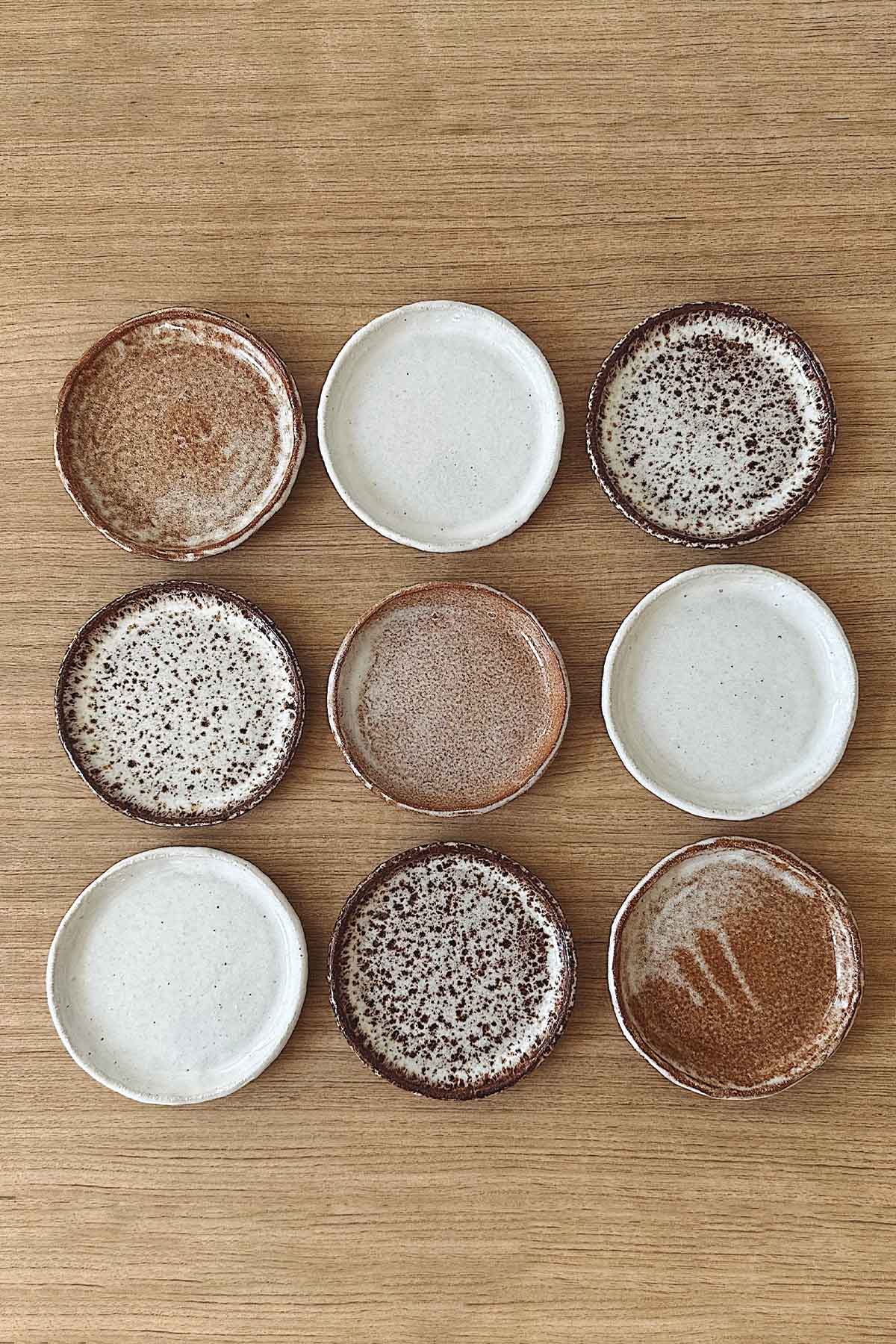 Jenn Johnston Ceramics Speckled Plate - Small - Marz Designs - Jenn Johnston Ceramics -