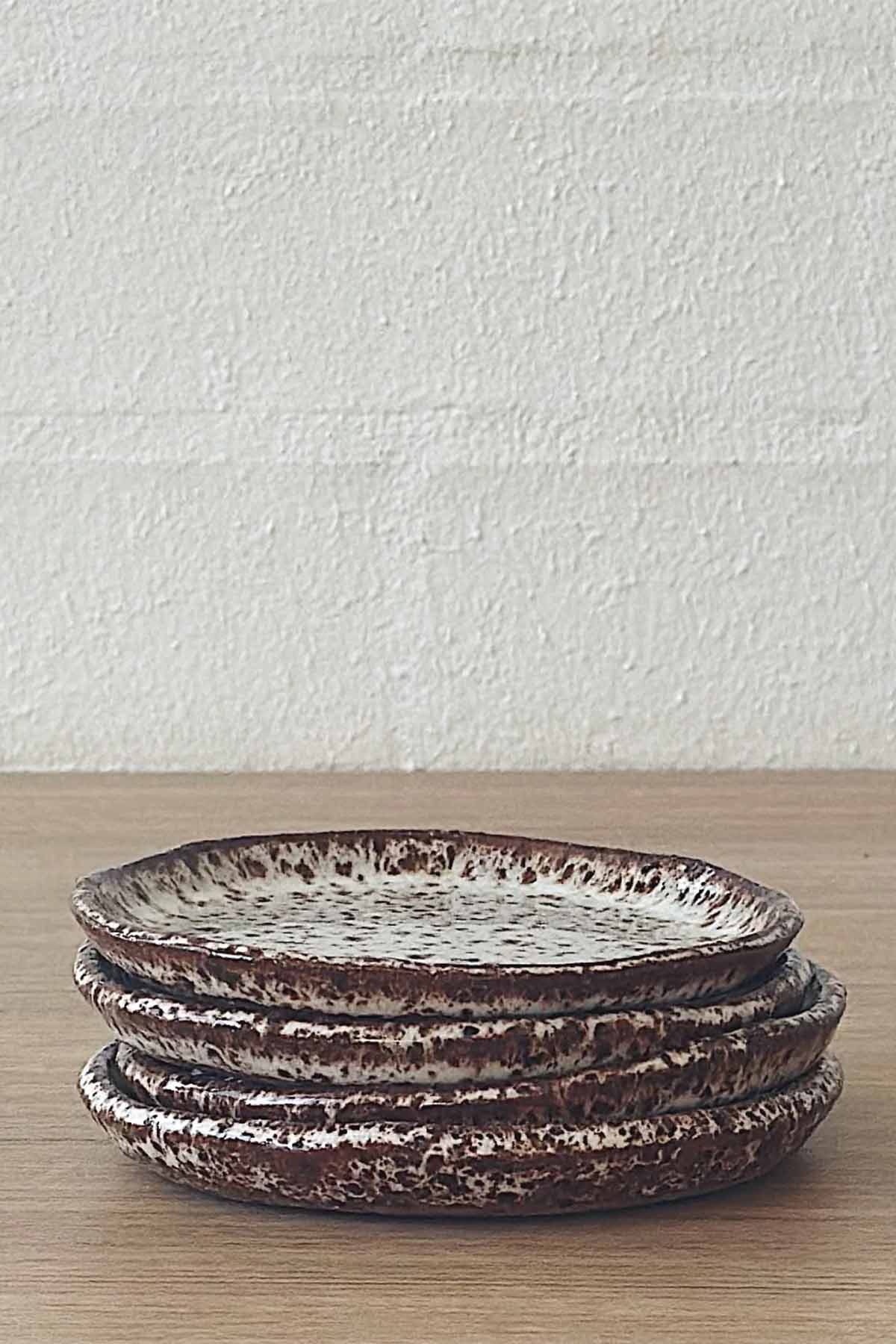 Jenn Johnston Ceramics Speckled Plate - Small - Marz Designs - Jenn Johnston Ceramics - Jenn Johnston Ceramics Speckled Plate - Small