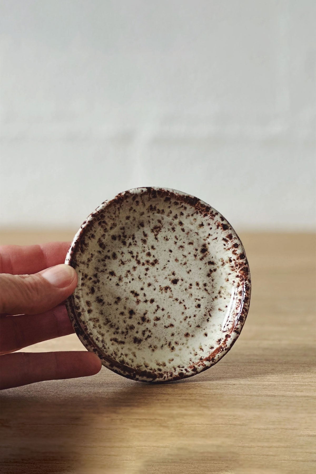 Jenn Johnston Ceramics Speckled Plate - Tiny - Marz Designs - Jenn Johnston Ceramics -