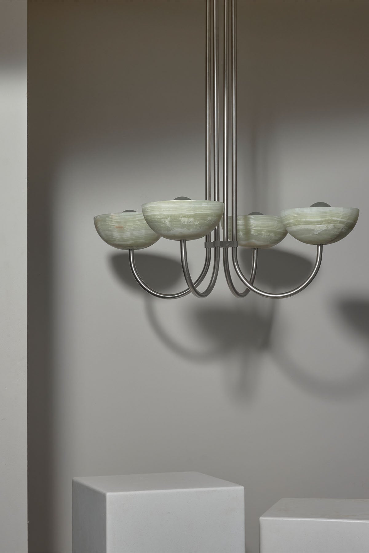 Marz Aurelia Chandelier, Quad Pendant Light, Stone - Marz DesignsMarz Designs