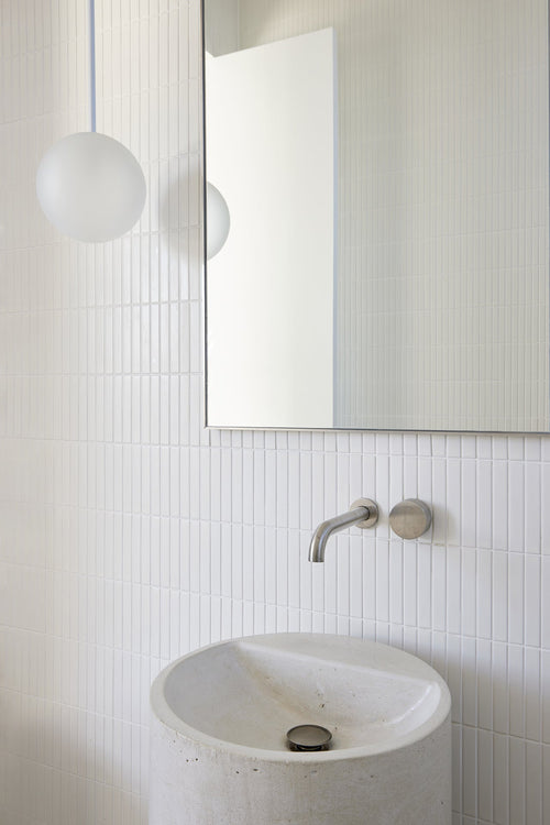 Orb Pendant Light, Large - Solid Rod