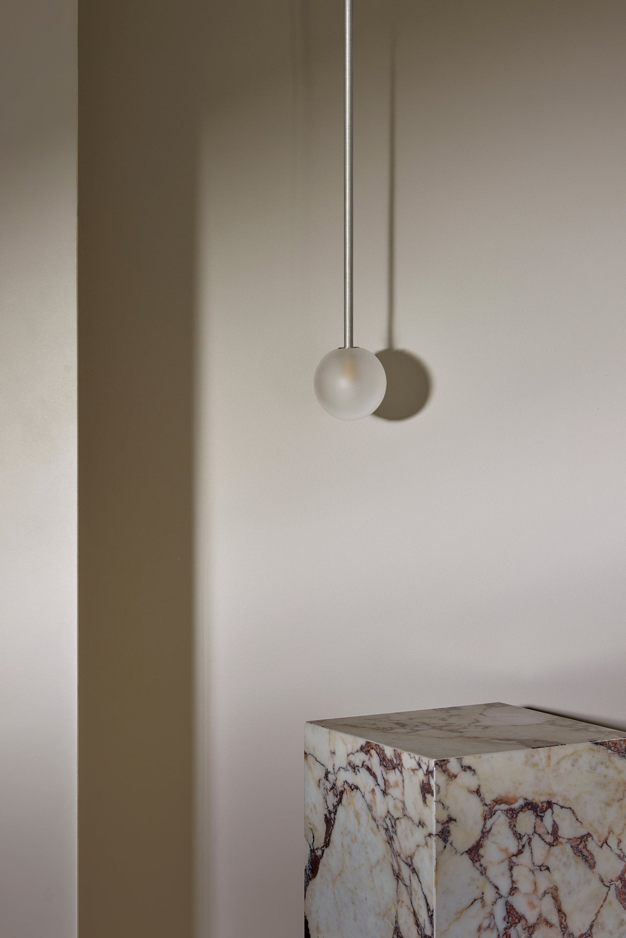 Orb Pendant Light, Small - Solid Rod - Marz DesignsMarz Designs