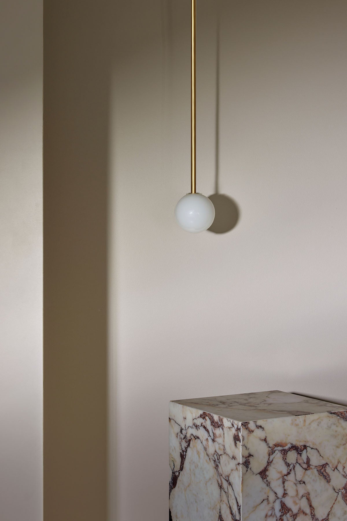 Orb Pendant Light, Small - Solid Rod - Marz Designs - Marz Designs - Orb Pendant Light, Small - Solid Rod