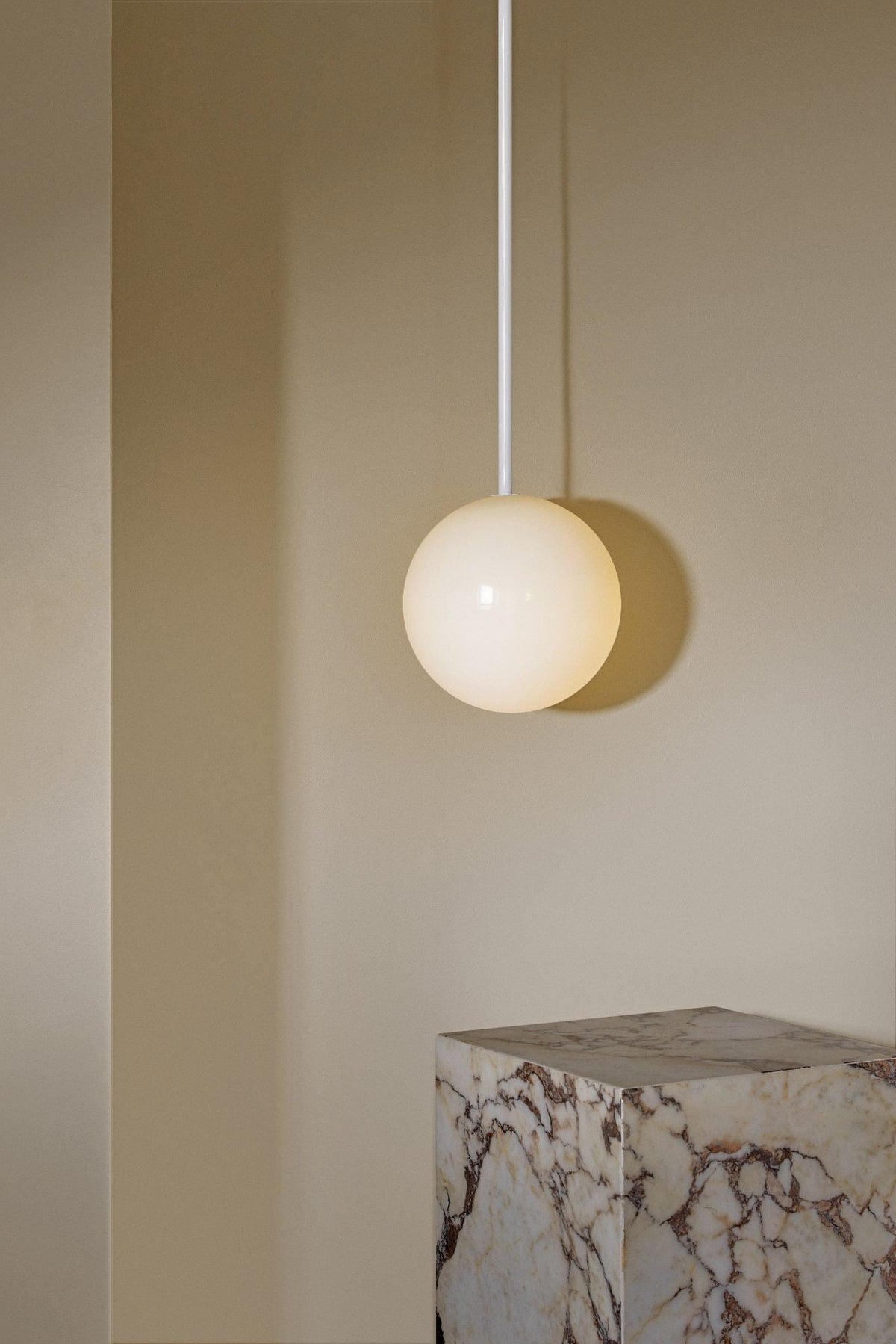 Orb Pendant Light · Solid Rod · Large - Marz Designs - Marz Designs - Orb Pendant Light · Solid Rod · Large
