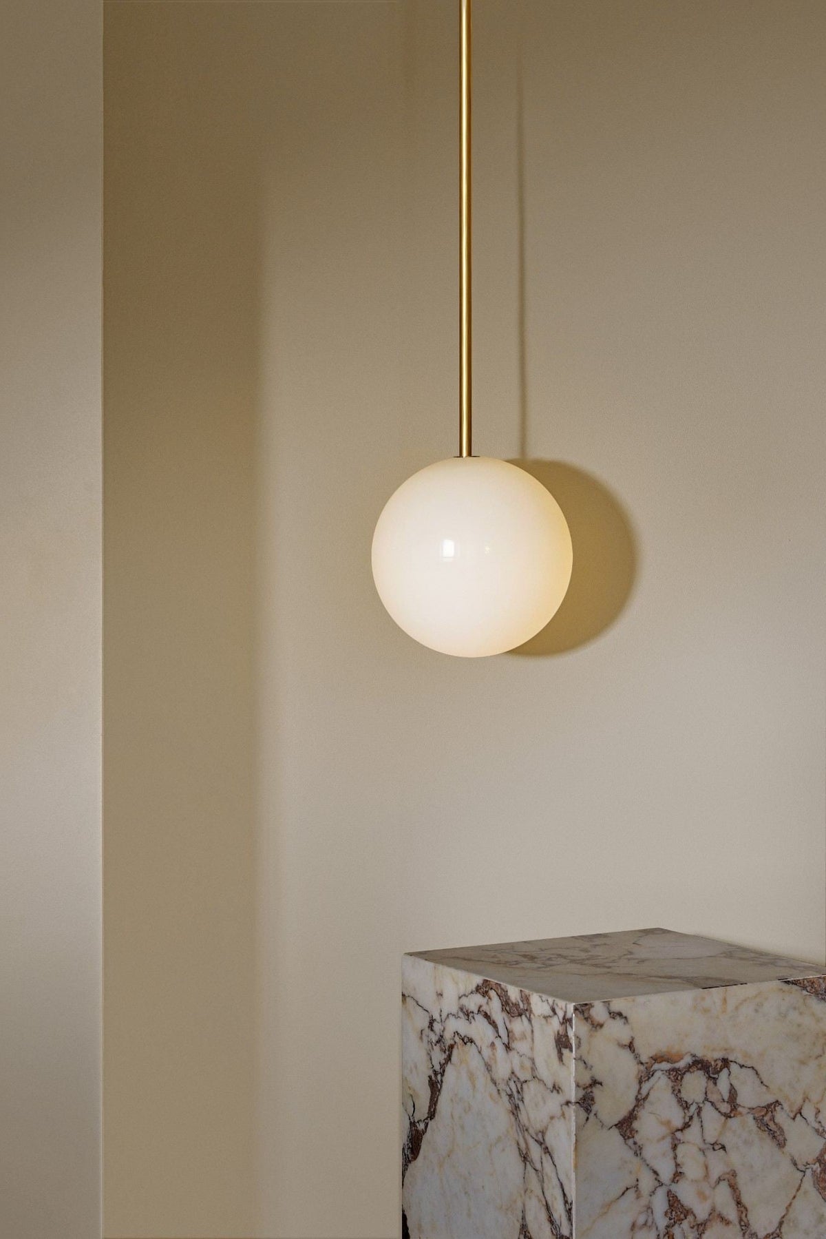Orb Pendant Light · Solid Rod · Large - Marz Designs - Marz Designs - Orb Pendant Light · Solid Rod · Large