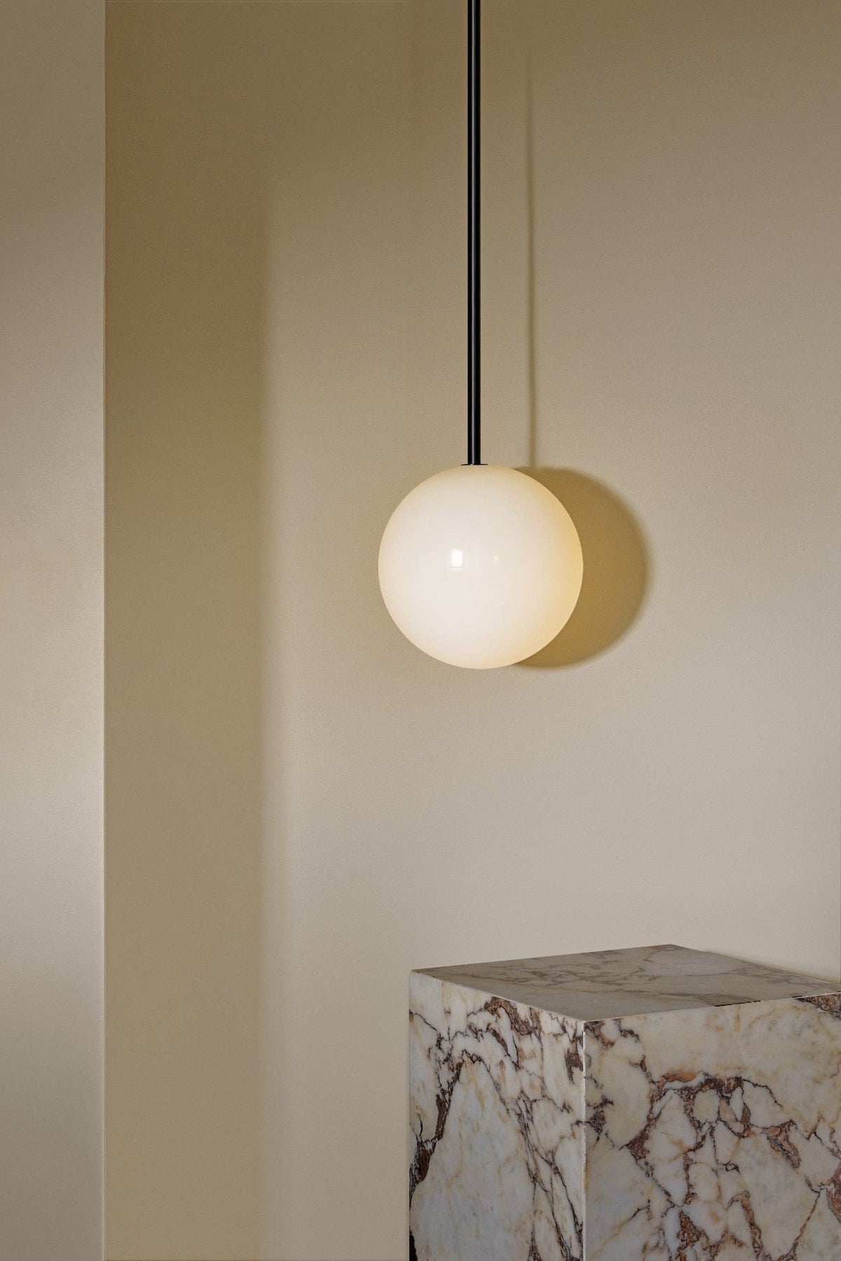 Orb Pendant Light · Solid Rod · Large - Marz Designs - Marz Designs - Orb Pendant Light · Solid Rod · Large