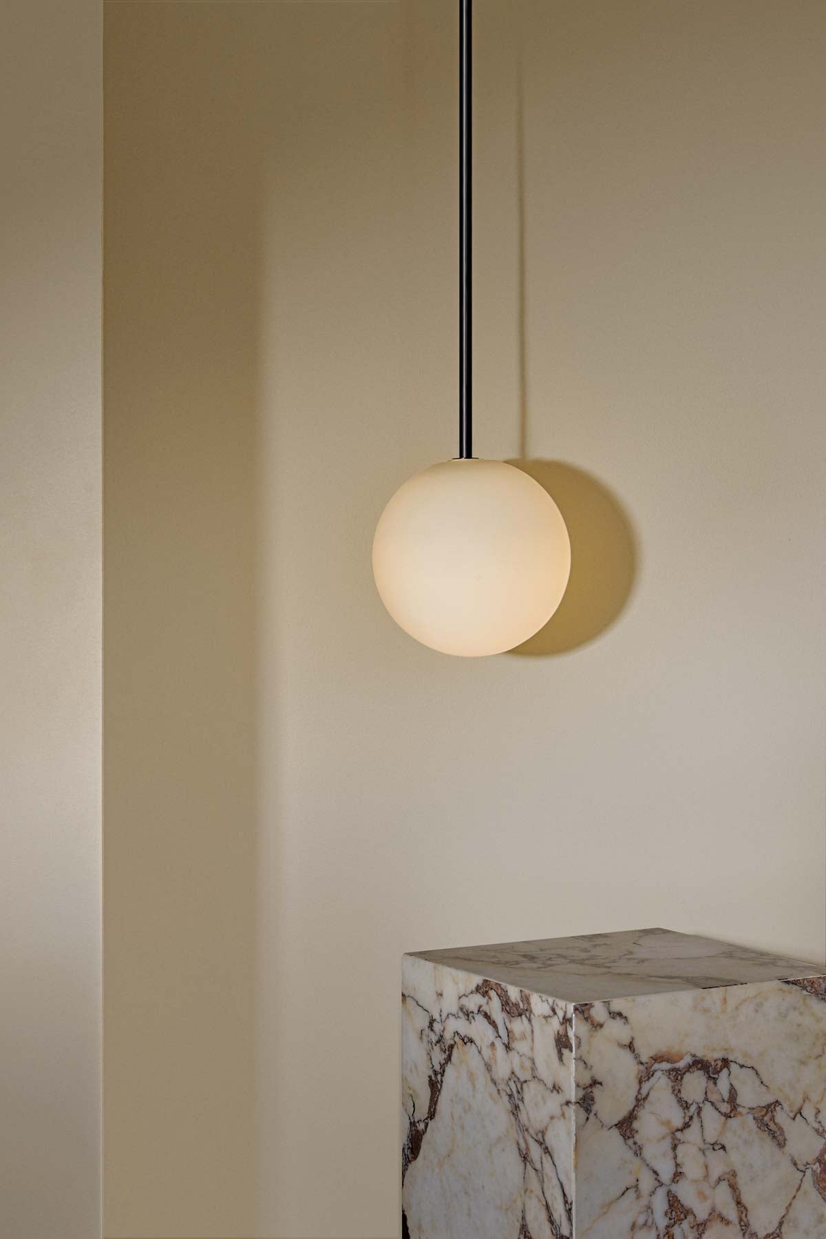 Orb Pendant Light · Solid Rod · Large - Marz Designs - Marz Designs - Orb Pendant Light · Solid Rod · Large