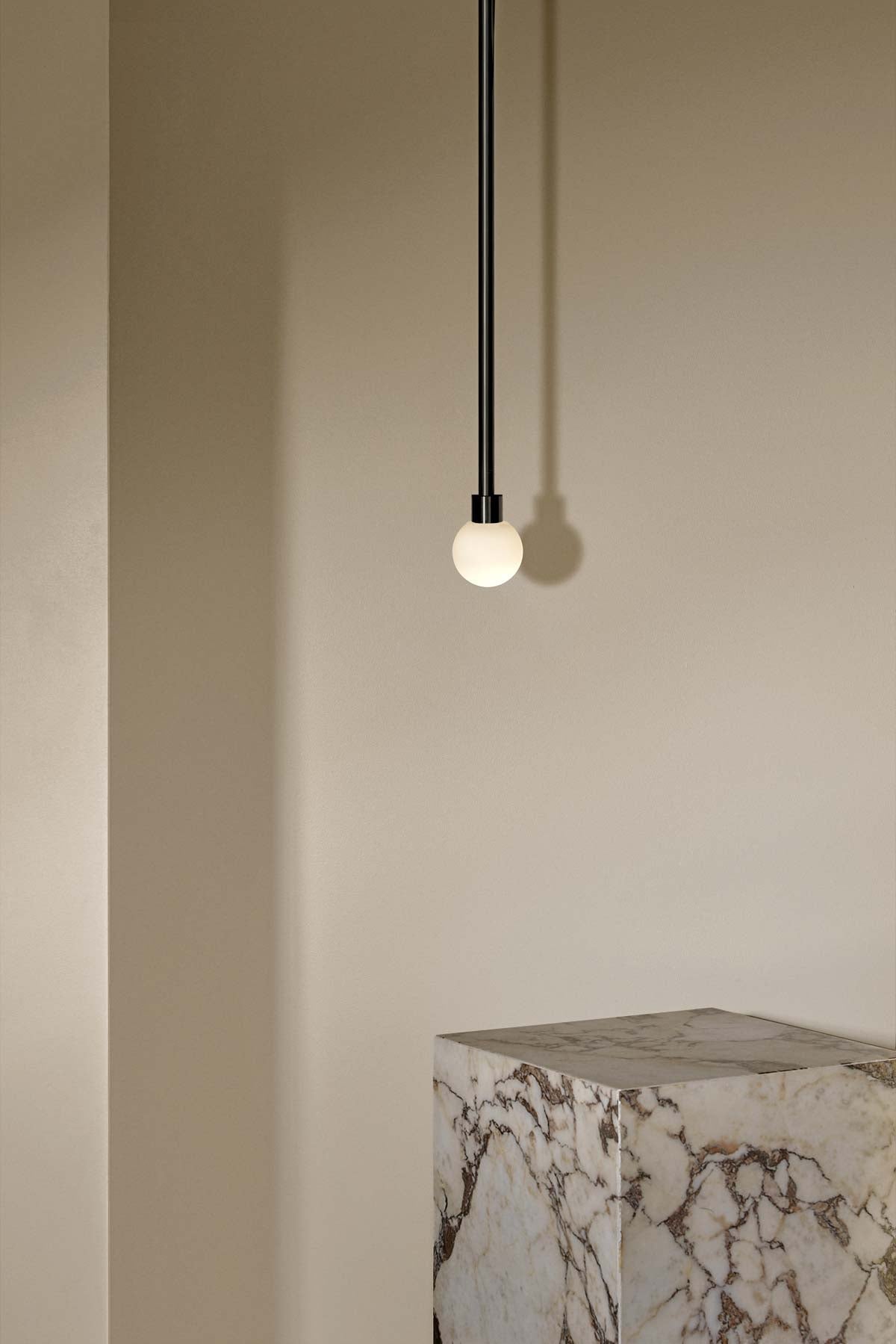 Orb Pendant Light · Solid Rod · Mini - Marz Designs - Marz Designs - Orb Pendant Light · Solid Rod · Mini