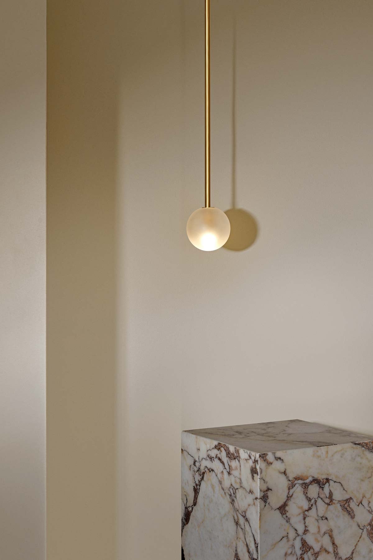Orb Pendant Light · Solid Rod · Small - Marz Designs - Marz Designs - Orb Pendant Light · Solid Rod · Small