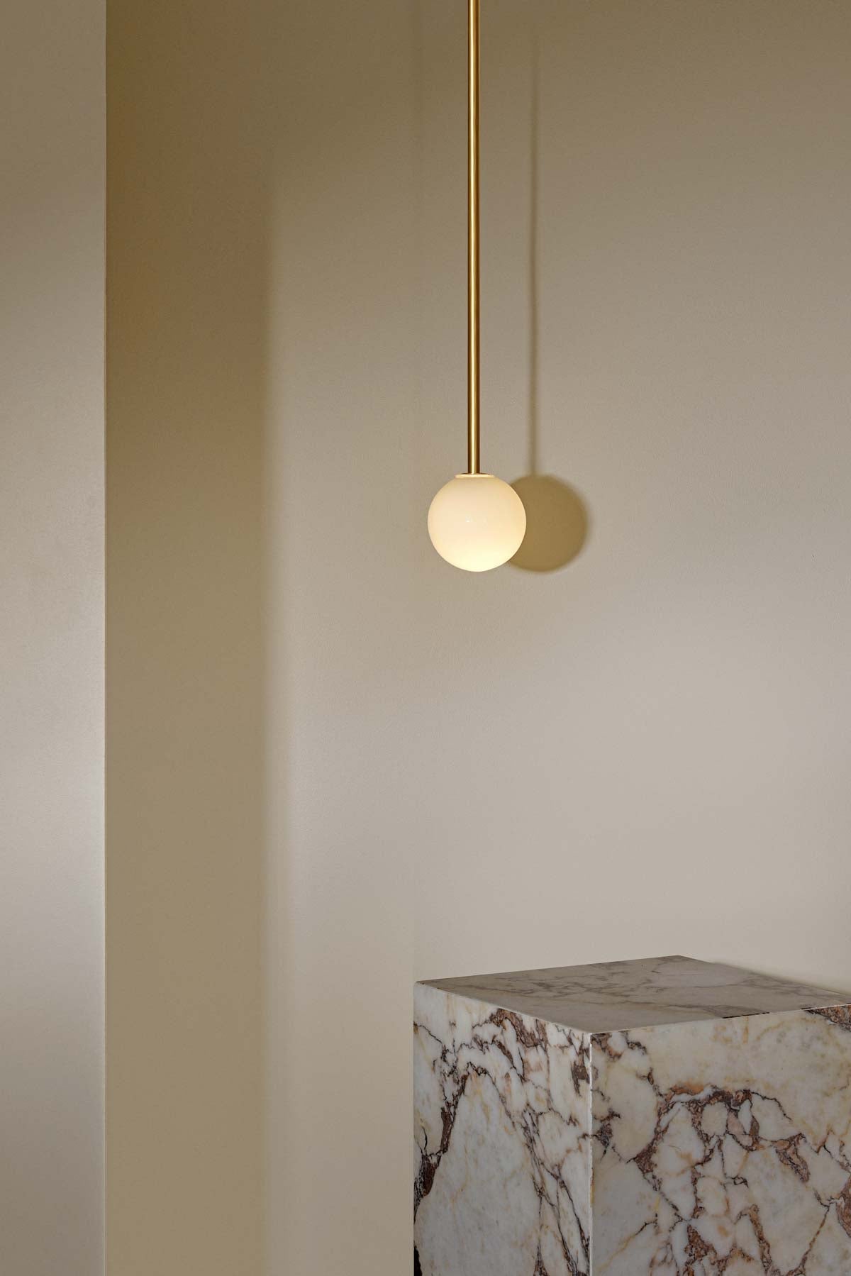 Orb Pendant Light · Solid Rod · Small - Marz Designs - Marz Designs - Orb Pendant Light · Solid Rod · Small