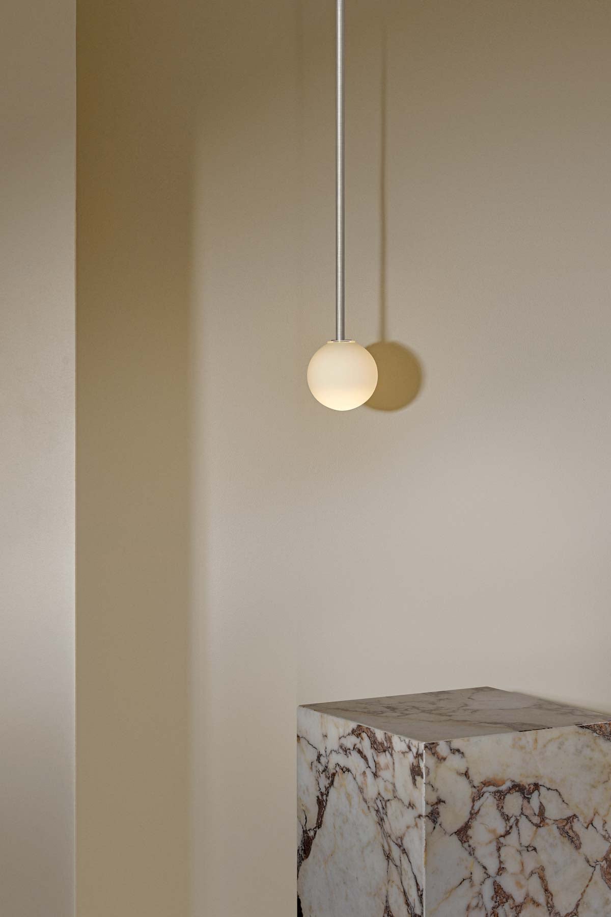 Orb Pendant Light · Solid Rod · Small - Marz Designs - Marz Designs - Orb Pendant Light · Solid Rod · Small