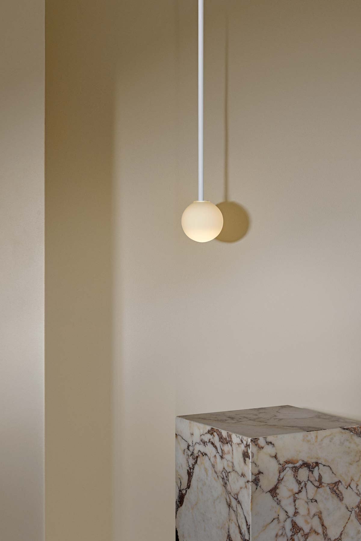 Orb Pendant Light · Solid Rod · Small - Marz Designs - Marz Designs - Orb Pendant Light · Solid Rod · Small