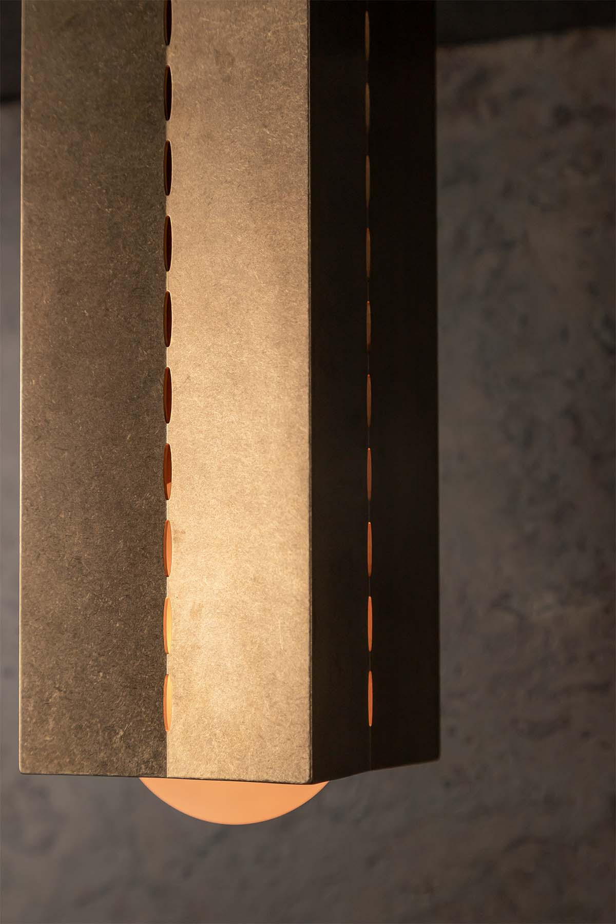 Polaris Ceiling Light, Large, Tumbled Brass - Marz DesignsMarz Designs