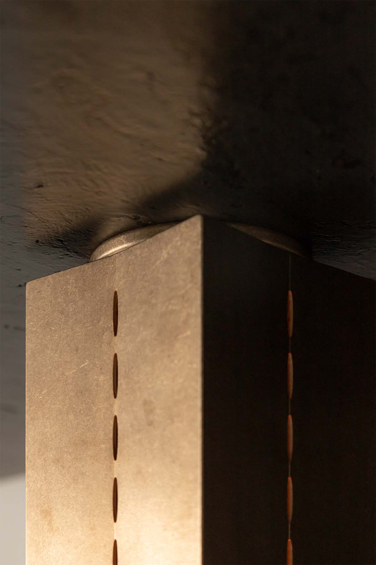 Polaris Ceiling Light, Large, Tumbled Brass - Marz DesignsMarz Designs