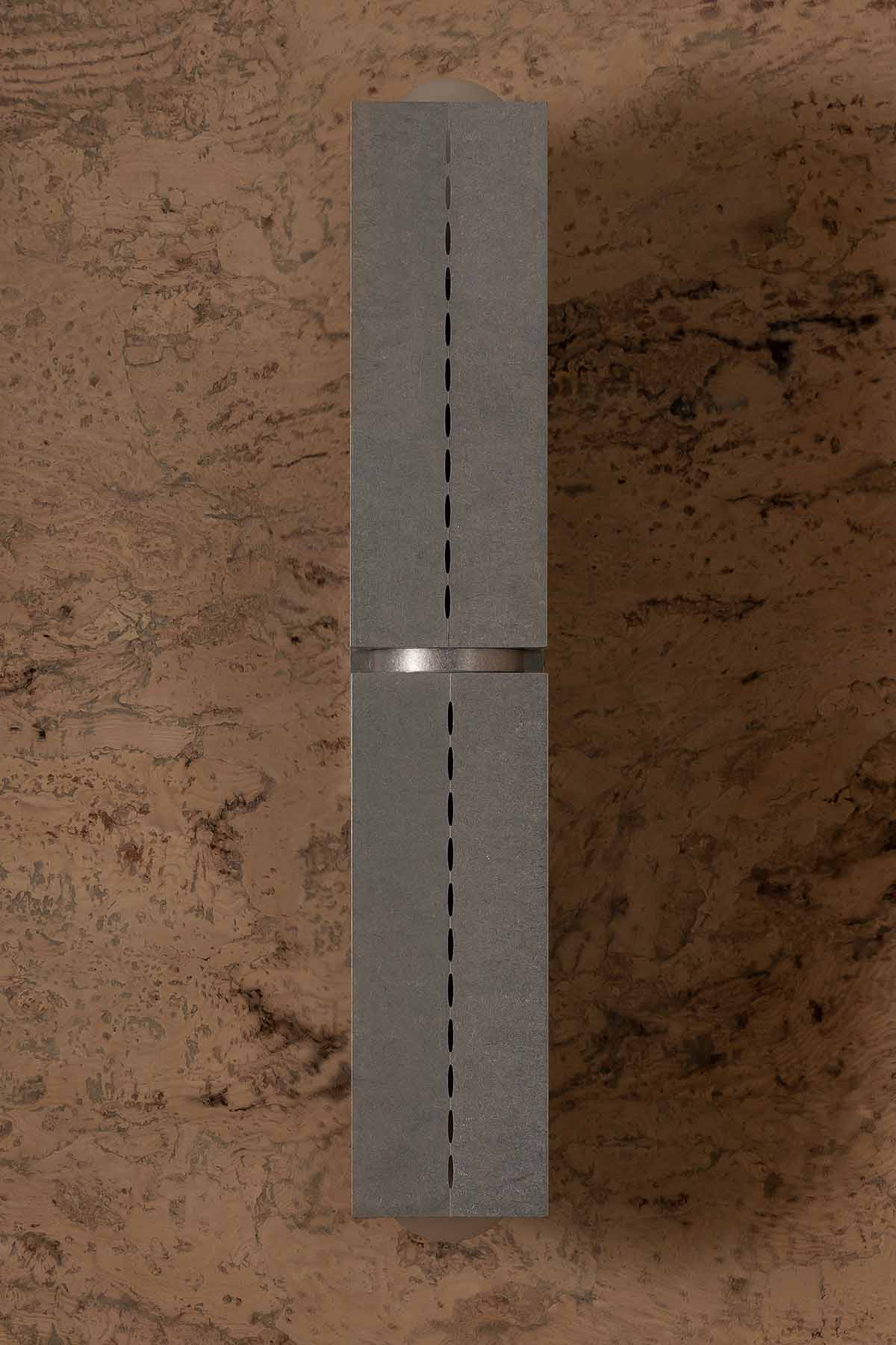 Polaris Wall Light, Large, Tumbled Aluminium - Marz DesignsMarz Designs