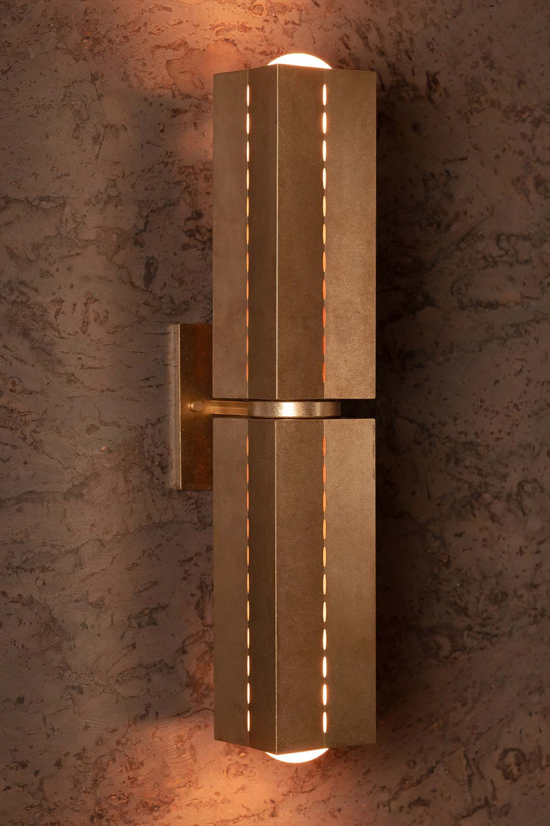 Polaris Wall Light, Large, Tumbled Brass - Marz DesignsMarz Designs:switchedon
