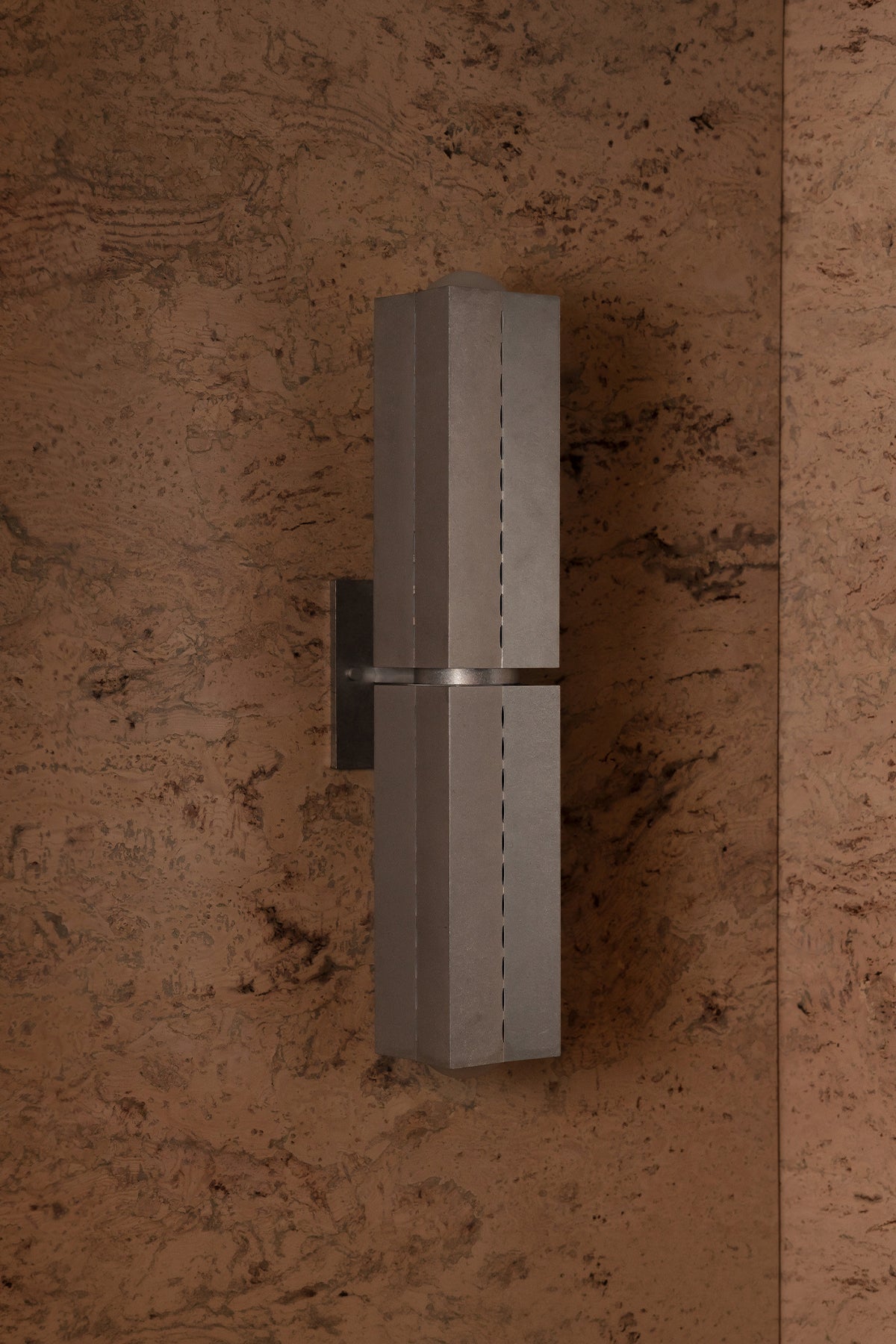 Polaris Wall Light, Lge, Tumbled Aluminium - Marz Designs - Marz Designs - Polaris Wall Light, Lge, Tumbled Aluminium