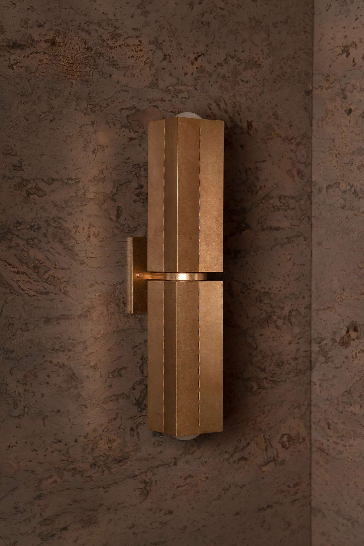 Polaris Wall Light, Lge, Tumbled Brass - Marz Designs - Marz Designs - Polaris Wall Light, Lge, Tumbled Brass