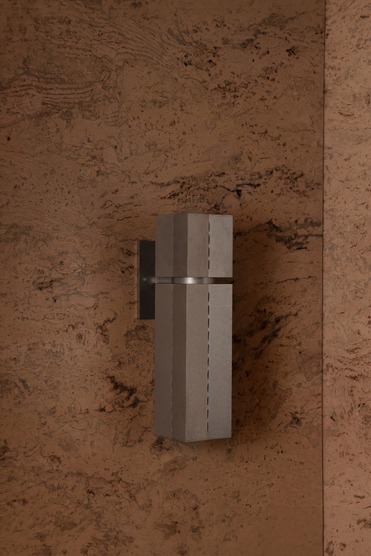 Polaris Wall Light, Medium, Tumbled Aluminium - Marz Designs - Marz Designs - Polaris Wall Light, Medium, Tumbled Aluminium