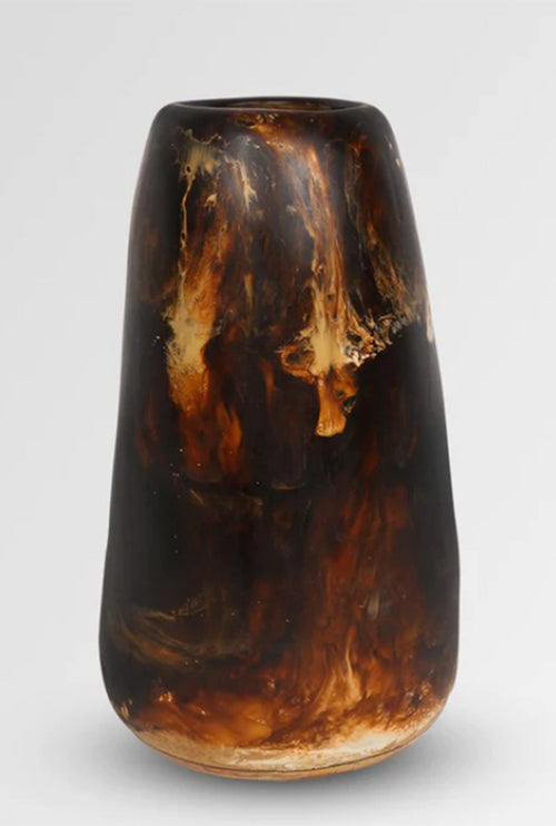 Dinosaur Designs Pebble Vase Large, Dark Horn