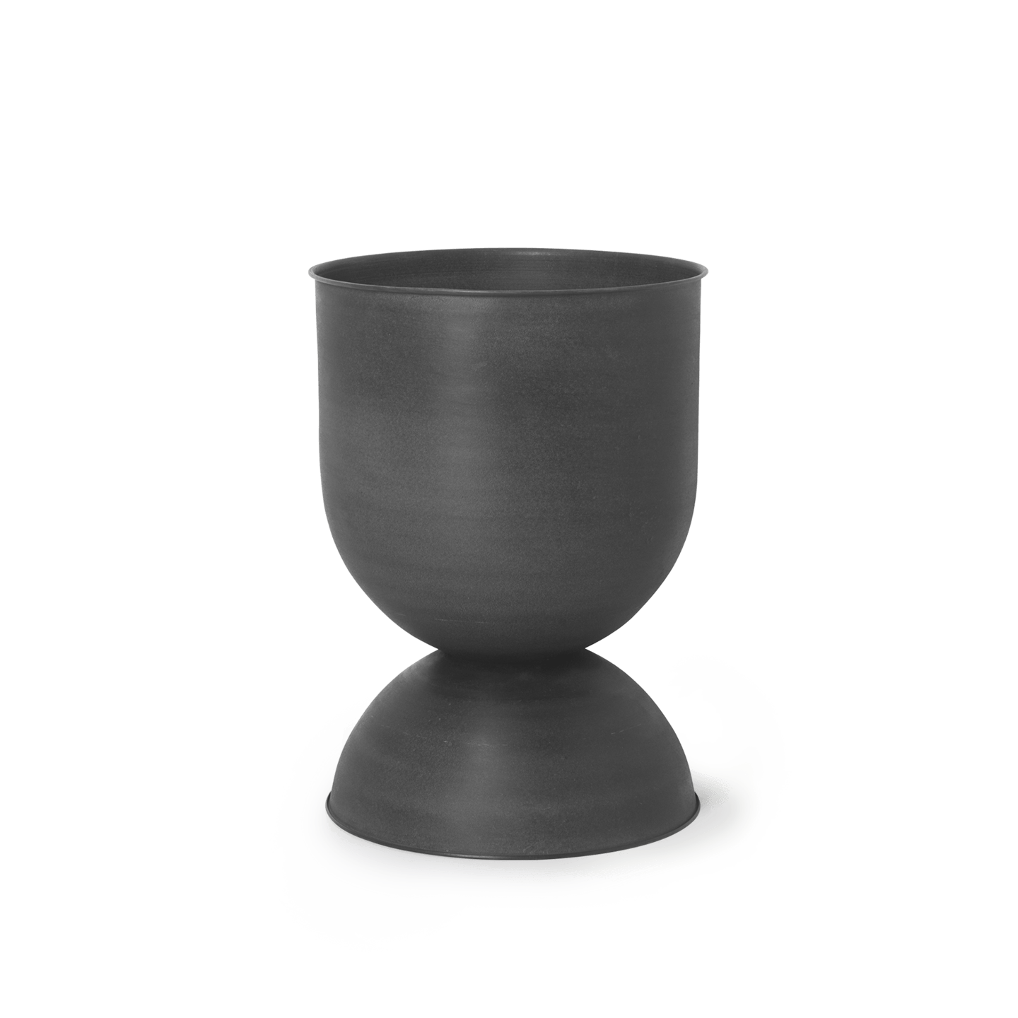 Ferm Hourglass Pot - Medium - Black - Marz DesignsFerm Living