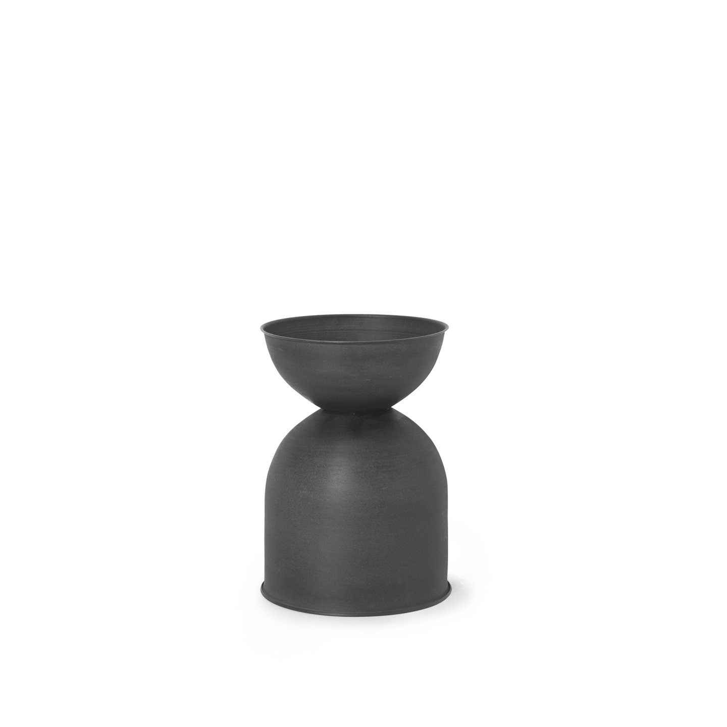 Ferm - Hourglass Pot - Small - Black/D. GreyFermFerm - Marz DesignsFerm Living