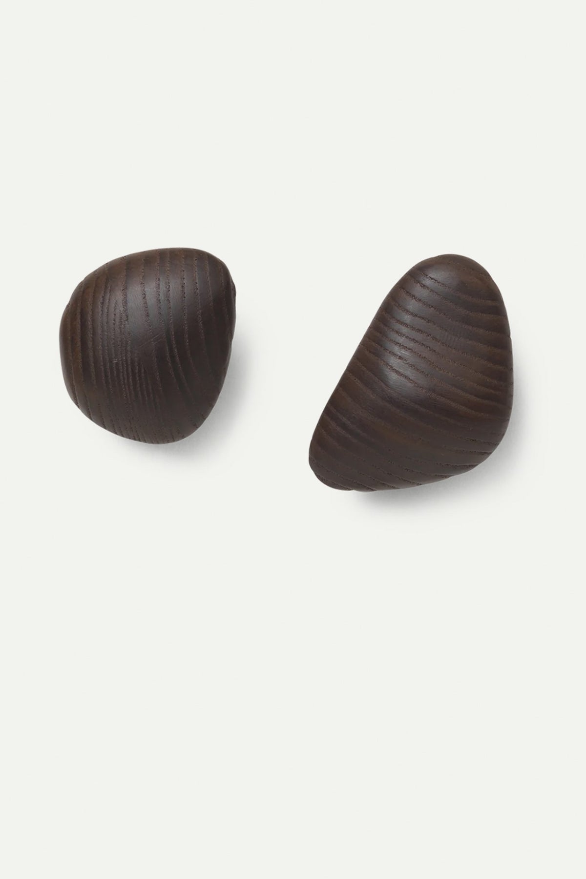 Ferm Living - Cairn Hooks - Set of 2 - Dark Brown - Marz Designs - Ferm Living -