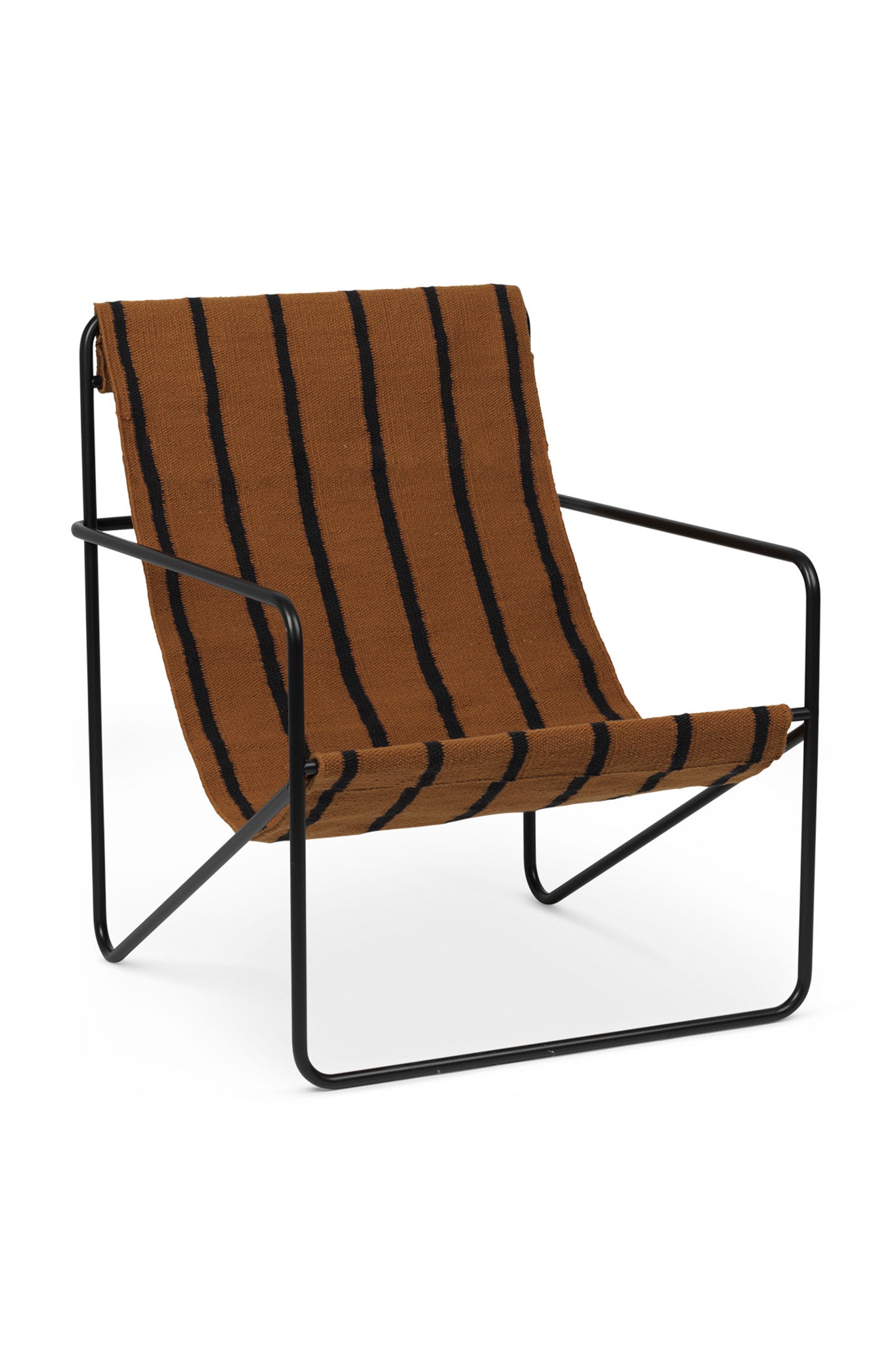 Ferm Living Desert Lounge Chair - Black Stripes - Marz DesignsFerm Living