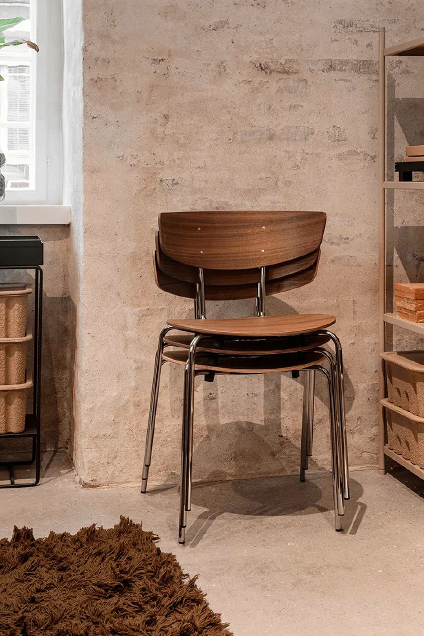 Ferm Living Herman Dining Chair - Black Powder Coated Steel - Marz Designs - Ferm Living -