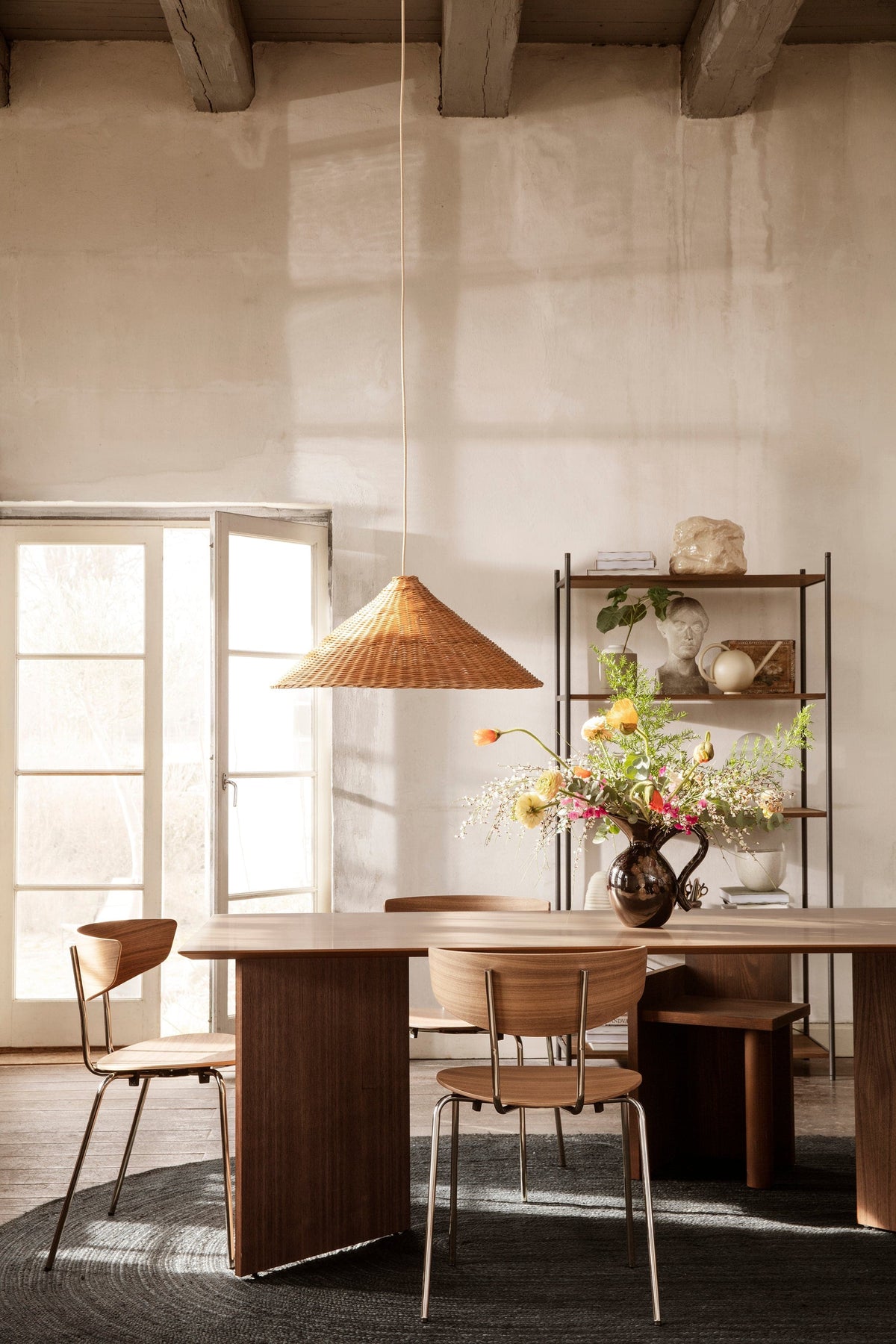 Ferm Living Herman Dining Chair - Black Powder Coated Steel - Marz Designs - Ferm Living -