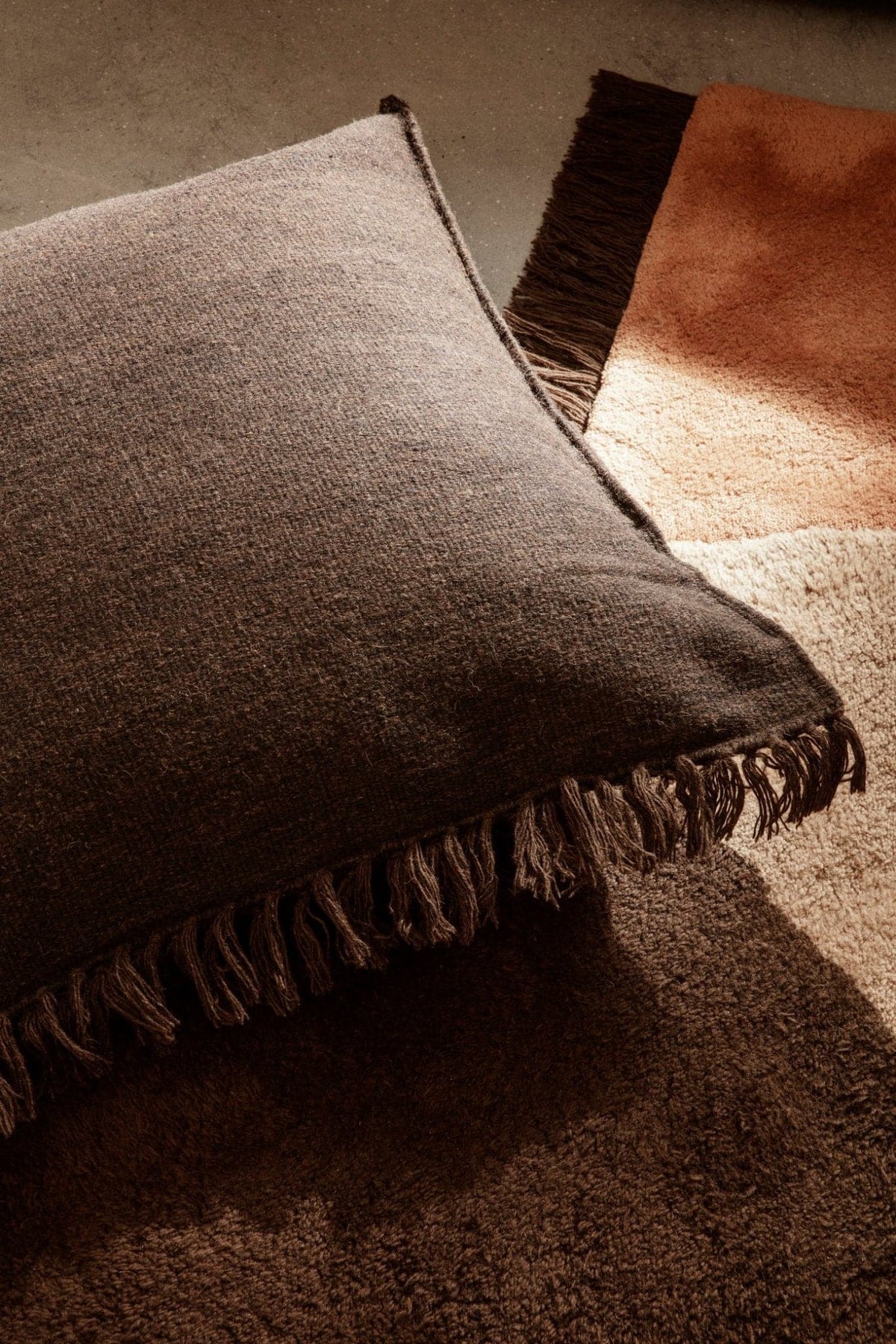 Ferm Living Kelim fringe Cushion - Marz Designs - Ferm Living -
