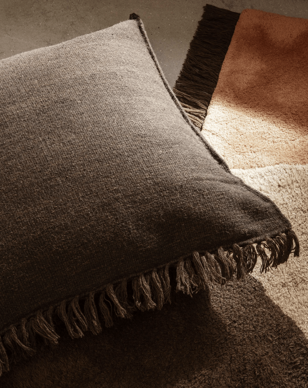 Ferm Living Kelim fringe Cushion - Marz DesignsFerm Living