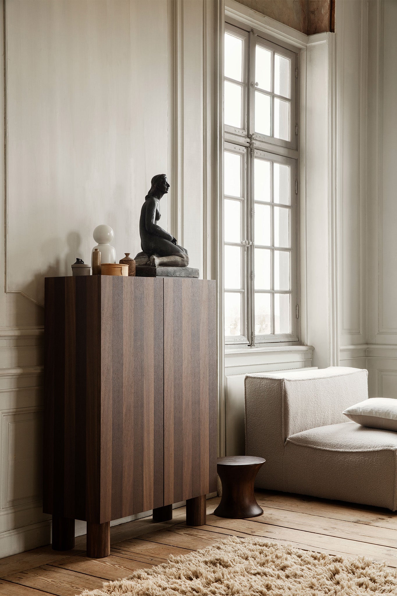 Ferm Living Post Storage Cabinet in Smoked Oak - Marz Designs - Ferm Living -